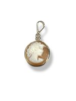 Anhänger Mandile 1922 Dame Cammei  in Silber Conchiglia 2MCICM162